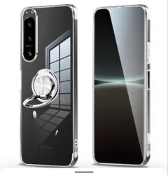 Sony Xperia 5 IV クリアケース リング付き