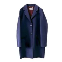 チェスターコート サイズS 濃紺