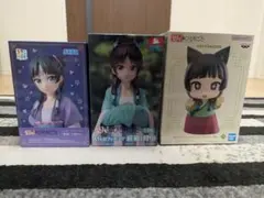 薬屋のひとりごと 猫猫フィギュア3体セット【新品未開封】