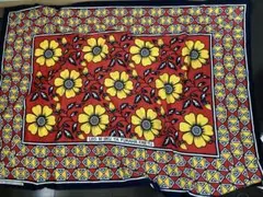 【112×152】花柄・幾何学模様の綿プリント生地