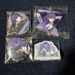 プロセカ 朝比奈まふゆ 缶バッジ アクリルキーホルダー