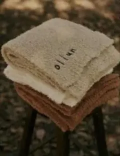 ollun マフラー ベージュ