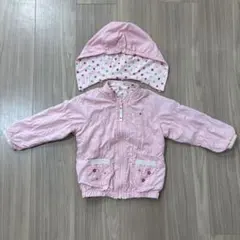 ミキハウス 90 ウィンドブレーカー リバーシブル