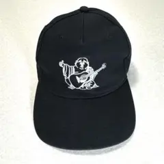 美品⭐️TRUE RELIGION トゥルーレリジョン 刺繍キャップ ブラック