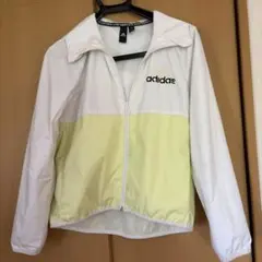 adidas ホワイト イエロー ジャケット