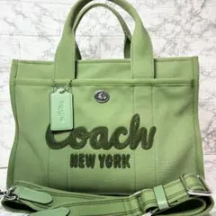 美品　レア　COACH コーチ カーゴ トート 34 CP158 2WAY