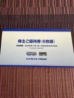 2026年最新】セントラルスポーツ株主優待券の人気アイテム - メルカリ