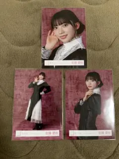 櫻坂46 生写真　佐藤愛桜　5th Anniversary ドレス　セミコンプ