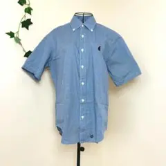 Bob beagle EASTBOY　ボタンダウンシャツ　ギンガムチェック　刺繍