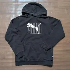 PUMA 黒 パーカー 160