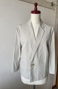 【美品】Margaret Howellテーラードジャケット　ベージュ　コットンM