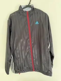 【上下セット】adidas 裏起毛 ウインドブレーカー O（XL）