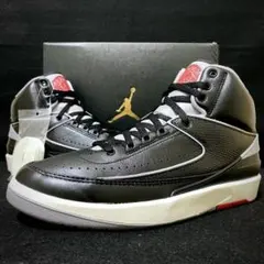 NIKE AIR JORDAN 2 Black Cement 27cmジョーダン