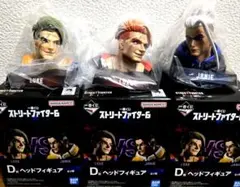 一番くじ　ストリートファイター　ヘッドフィギュア　３点セット