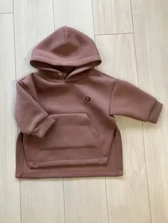 FITH くすみピンク　フード付きトレーナー　90cm