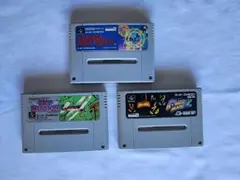 スーパーファミコン　カセット3本セット