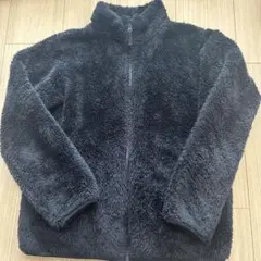 UNIQLO キッズ フリースジャケット ブラック