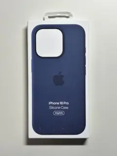 【新品】純正 iPhone 16 Pro シリコンケース・デニム①