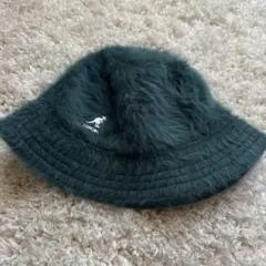 KANGOL フリース バケットハット グリーン