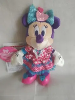 ミニーちゃん　ぬいぐるみバッチ