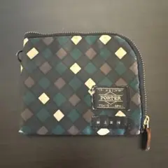 marni × porterコラボ チェック柄 コインケース marni × porterコラボ チェック柄 コインケース マルニ×ポーター
