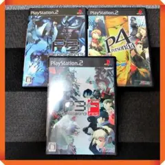 PS2ソフト【ペルソナ3本セット★動作確認済】３、３フェス、４