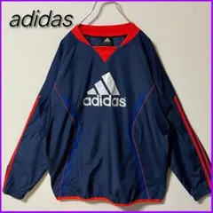 【良品】 adidas アディダス ３ストライプス ビッグロゴ ピステトップ