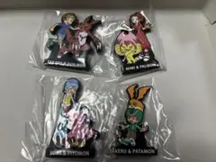 デジモン　一番くじ　ラバースタンド　4種セット