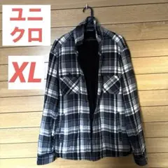 UNIQLO アウター　チェック柄　メンズXL