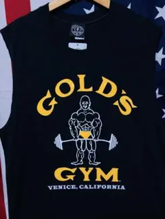 LyFT GOLD'S Gym Vintage Logo タンクトップ XL 黒 - メルカリ