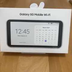 GALAXY 5G Mobile Wi-Fi モバイル　ルーターSCR01