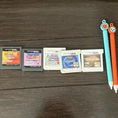 ニンテンドー3DSソフト4本セットとペン2本