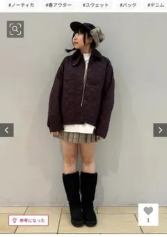 キルティングブルゾン キルティングジャケット