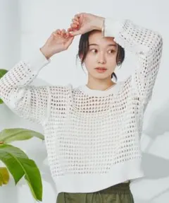 メッシュニット／シアーニット／サマーニット／春ニット