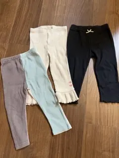 しまむら　ベビーレギンス パンツ　3点セット