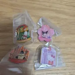 スカイツリー 　ピンバッジ 　サンリオ　　マイメロディ　クロミ　ハローキティ