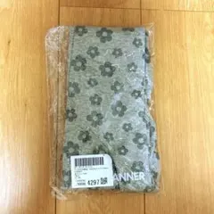 ニットプランナー　スパッツ　KP花柄　グレー　ボトムス　ズボン　ケーピー