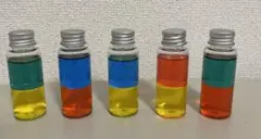 バイカラーボトル　センサリーボトル　5本セット　おうちモンテ