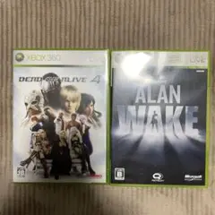 DEAD OR ALIVE 4 ALAN WAKE(XBOX360)2点セット