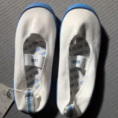 COMME CA ISM スクールシューズ 21cm ホワイト/ブルー