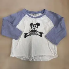 ミッキーマウス　長袖Tシャツ　100サイズ