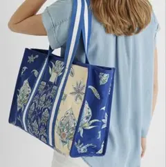 デシグアル　Desigual ペイズリー柄 キャンバス トートバッグのサムネイル
