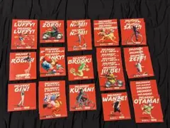 ワンピース menu コラボ特典シール 15種34枚セット