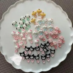 サンリオ系　ミニデコパーツ　まとめ売り