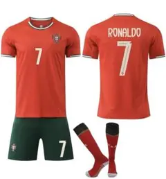 サッカーユニフォーム クリロナ ポルトガル代表 キッズ 子供 150cm 最新