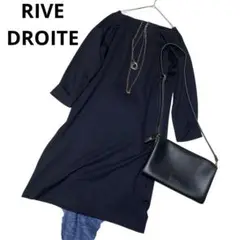 ♢美品♢ RIVE DROITE ドロップショルダー ワンピース　ブラック
