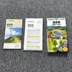 奥多摩 御岳山・大岳山 地図 2022