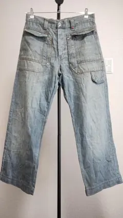 インポート 古着 Quiksilver ペインターパンツ W30/L34 Y2Kのサムネイル