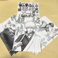 銀魂 A4ポスターコレクション（3種）坂田銀時&志村新八&伊東鴨太郎