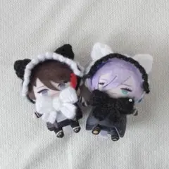 【2点セット】にじぱぺっと 猫耳ヘッドドレス・リボンマフラー